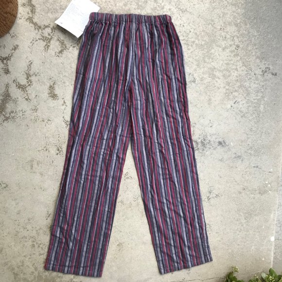 Striped Flannel Lounge Pants NWOT - Picture 4 of 5
